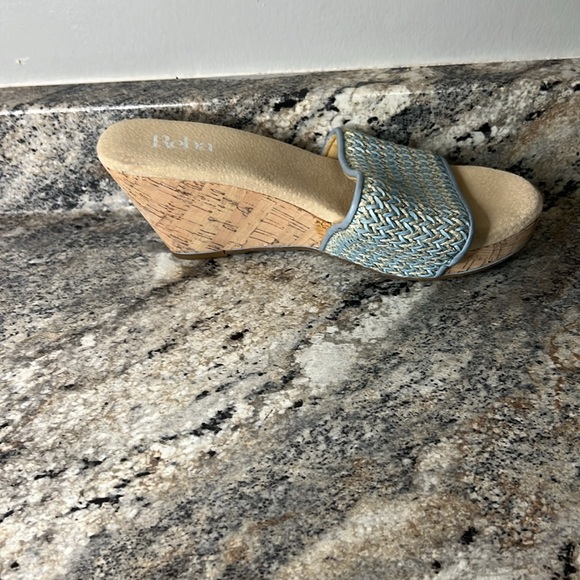 Reba wedge open toe and open heel sandals for women. Size 8 - Picture 8 of 11